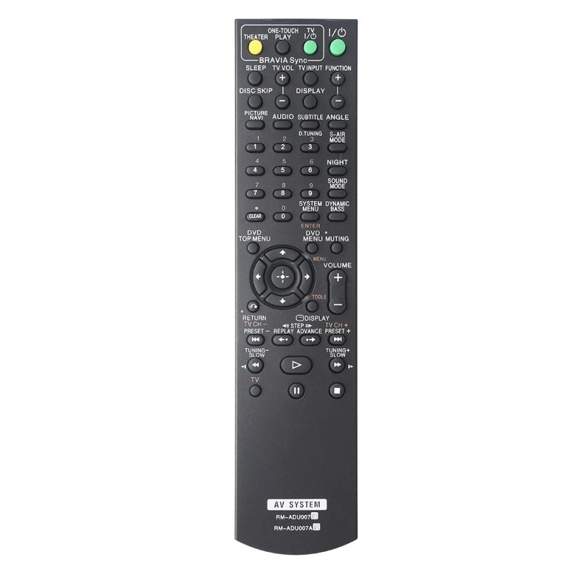 Remote Control Replacement RM-ADU007 / RM-ADU007A For Sony Amplifier