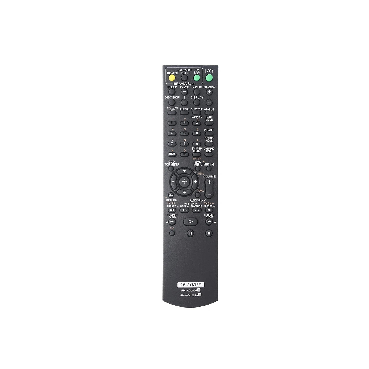 Remote Control Replacement RM-ADU007 / RM-ADU007A For Sony Amplifier
