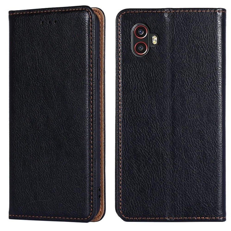 For Samsung Galaxy Xcover 6 Pro 5G Cover Wallet - Black