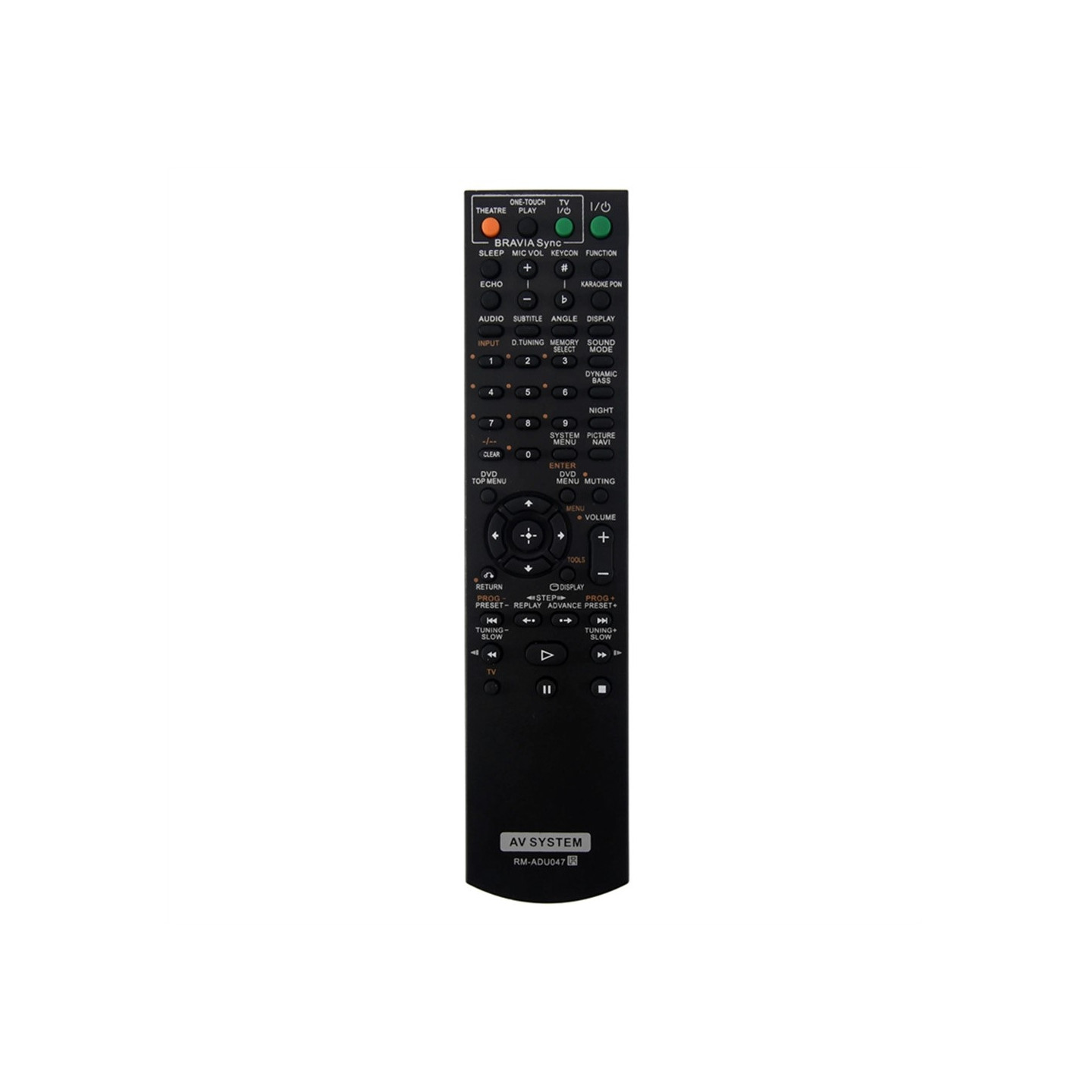 Remote Control Replacement RM-ADU047 For Sony Amplifier