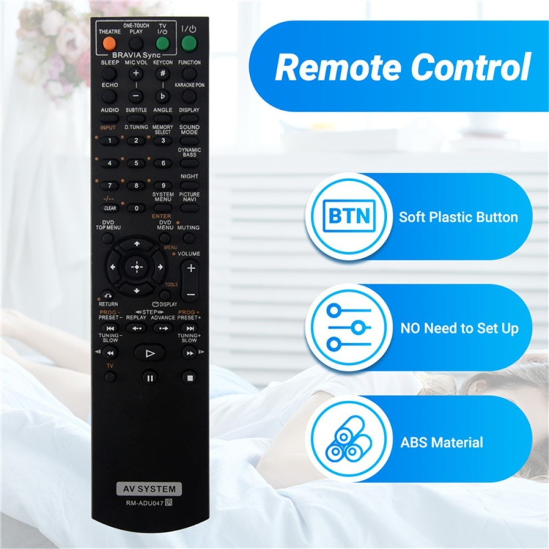 Fjernkontroll erstatning M-ADU047 for Sony-forsterker