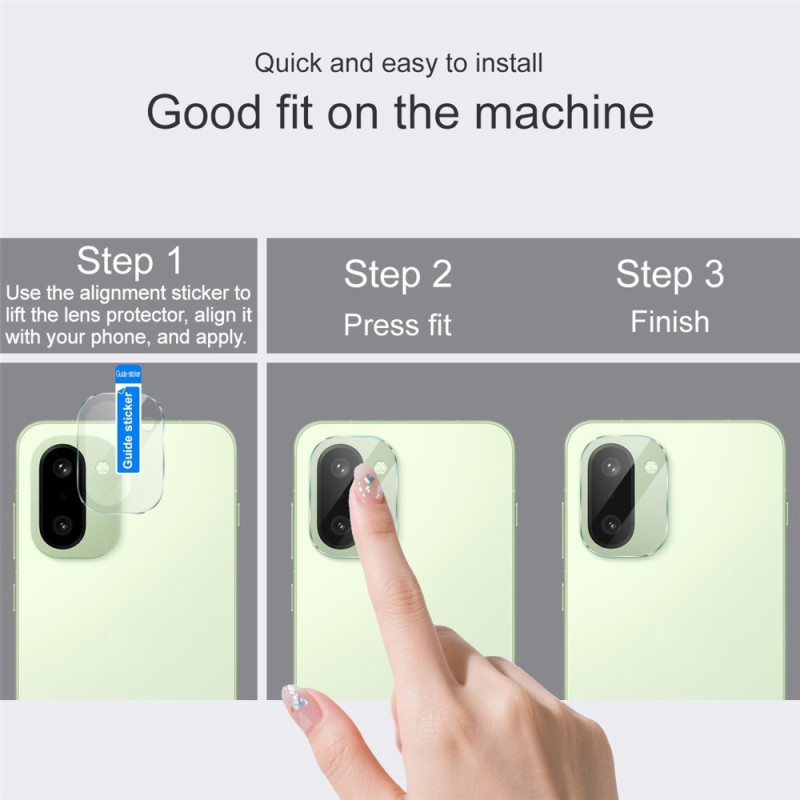 IMAK Camera Lens Protector For OnePlus Ace 6 5G / Ace 6T 5G / 15R 5G
