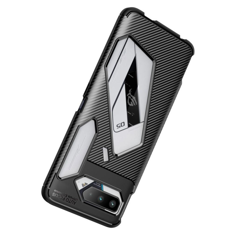 Asus ROG Phone 5 Kulfiber Tekstur - Sort