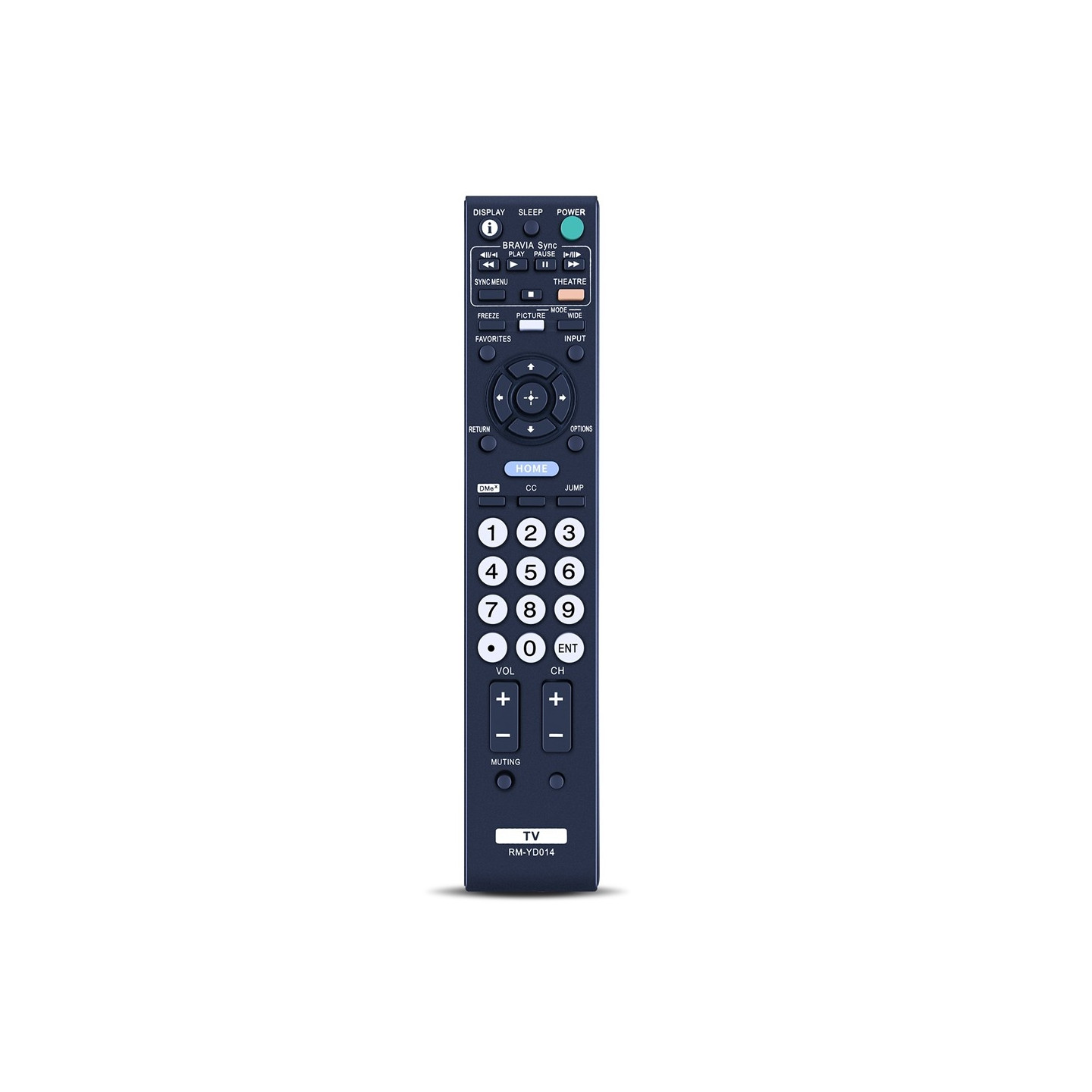 Kaukosäätimen vaihto RM-YD014:lle Sony TV:lle