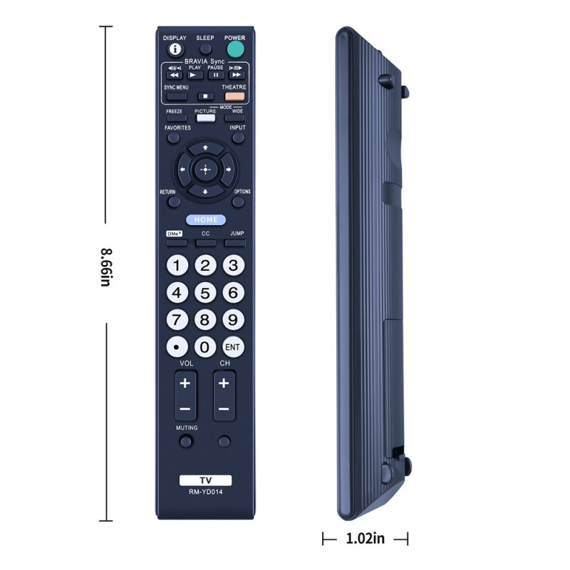 Udskiftning af fjernbetjening til RM-YD014 til Sony TV