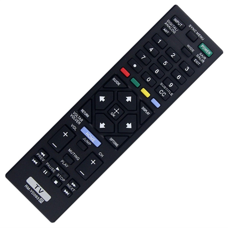 Udskiftning af fjernbetjening til RM-YD093 til Sony TV