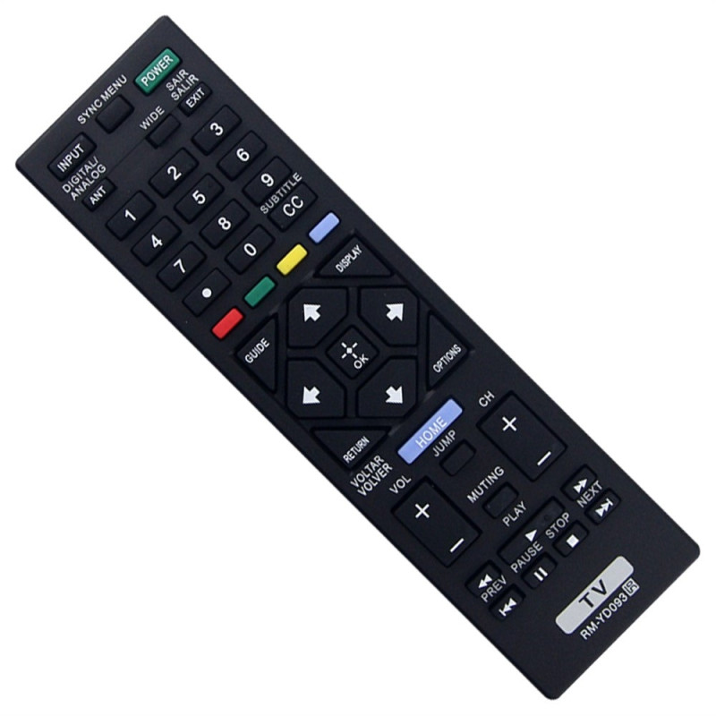 Udskiftning af fjernbetjening til RM-YD093 til Sony TV