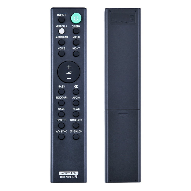 Replacement Remote Control for RMT-AH501U For Sony Soundbar
