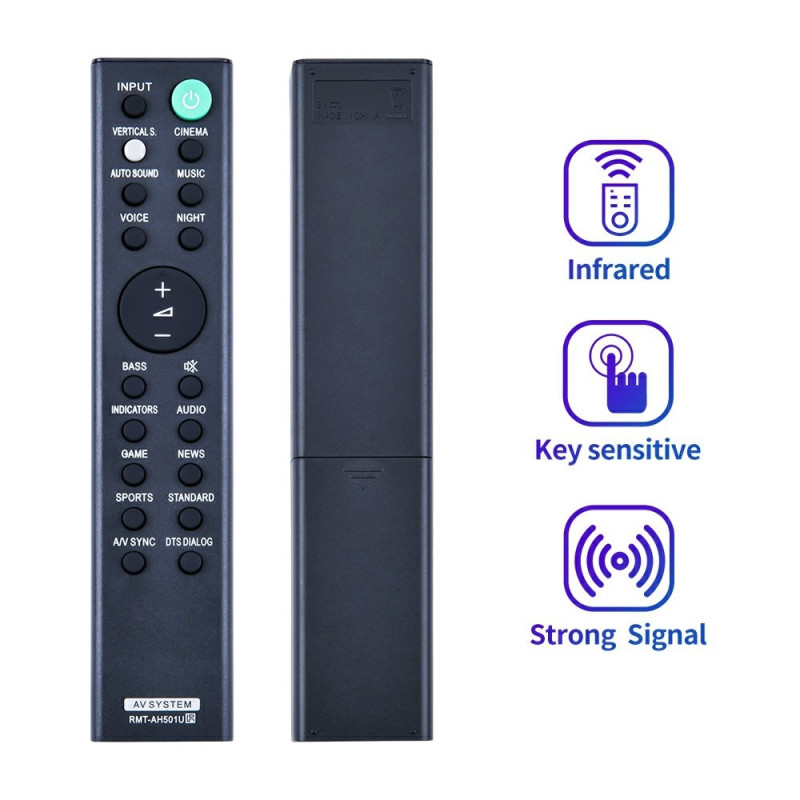 Sony Soundbarin RMT-AH501U-kaukosäätimen vaihto