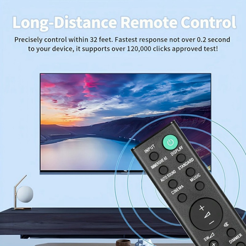 Udskiftning fjernbetjening til RMT-AH507U til Sony Soundbar