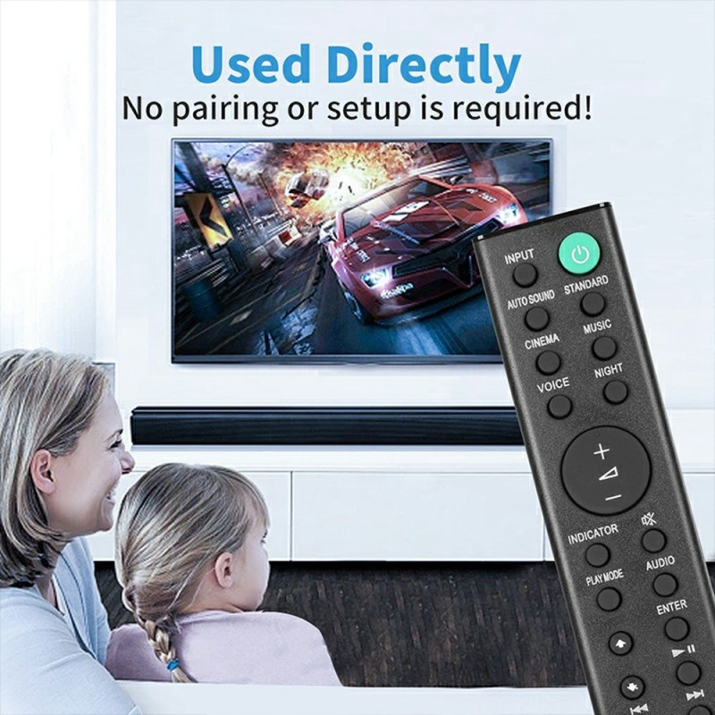 Sony Soundbarin RMT-AH411U-kaukosäätimen vaihto