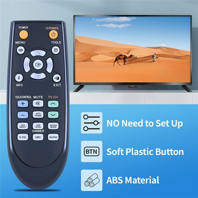 Udskiftning fjernbetjening til AH59-02196G til Samsung Soundbar