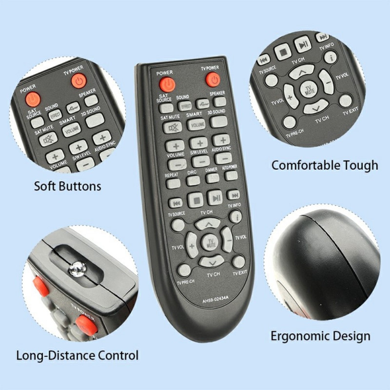 Samsung Soundbarin AH59-02434A-kaukosäätimen vaihto