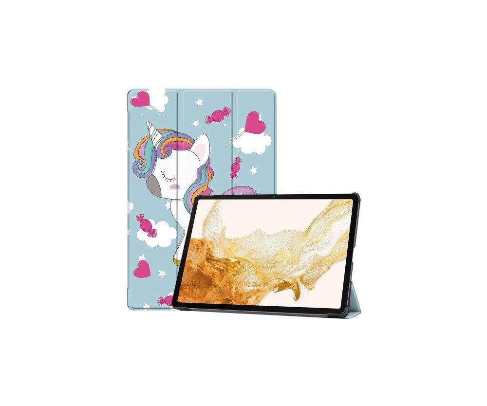 Slim Fit Cover Fodral Till Samsung Galaxy Tab S10+ (S10 Plus) - Unicorn