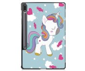 Slim Fit Cover Fodral Till Samsung Galaxy Tab S10+ (S10 Plus) - Unicorn