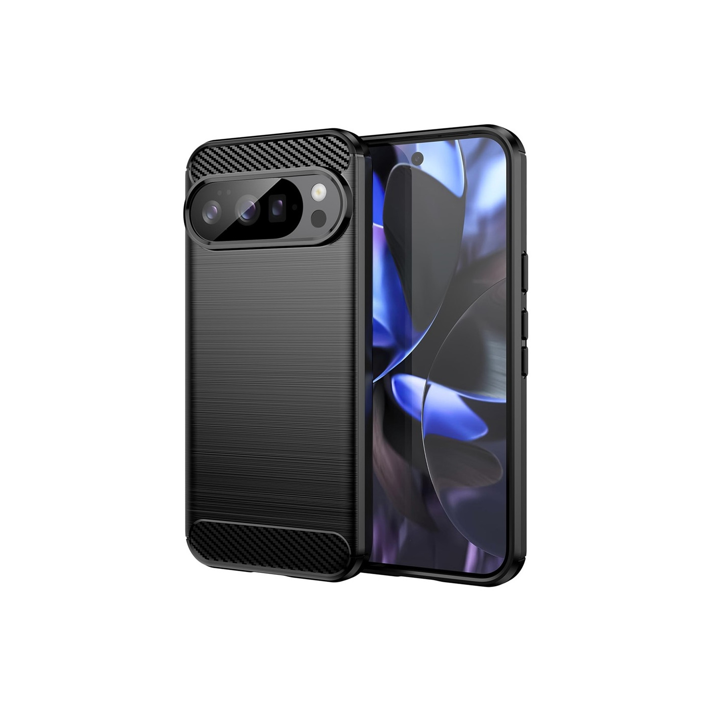 Telefoncover til Google Pixel 10 / 10 Pro med kulfibertekstur