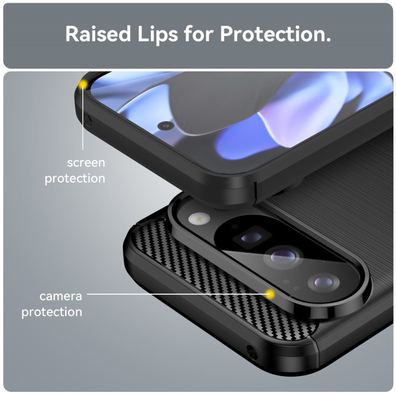 Telefoncover til Google Pixel 10 / 10 Pro med kulfibertekstur