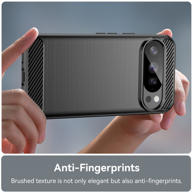 Telefondeksel for Google Pixel 10 / 10 Pro med karbonfibertekstur