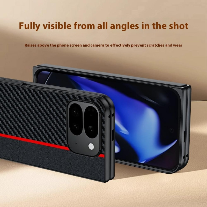 Phone Case For Google Pixel 10 Pro Fold Carbon fiber texture