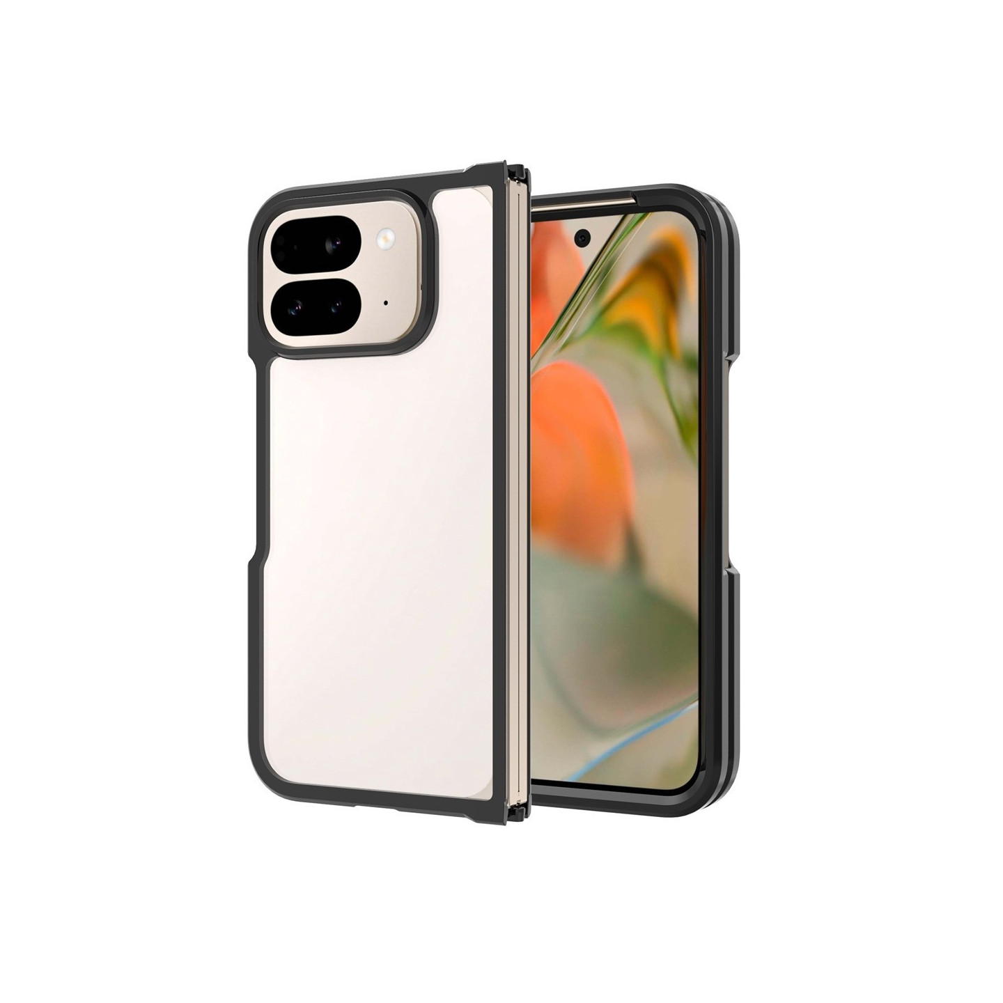 Anti-Scratch TPU + Acrylic Clear Phone Case For Google Pixel 10 Pro Fold