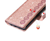 Till Samsung Galaxy A16 5G / A16 4G Fodral Starry Sky - Rose Gold