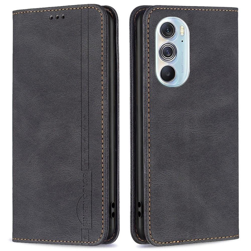 Wallet Stand Telefontaske til Motorola Edge 30 Pro - Sort