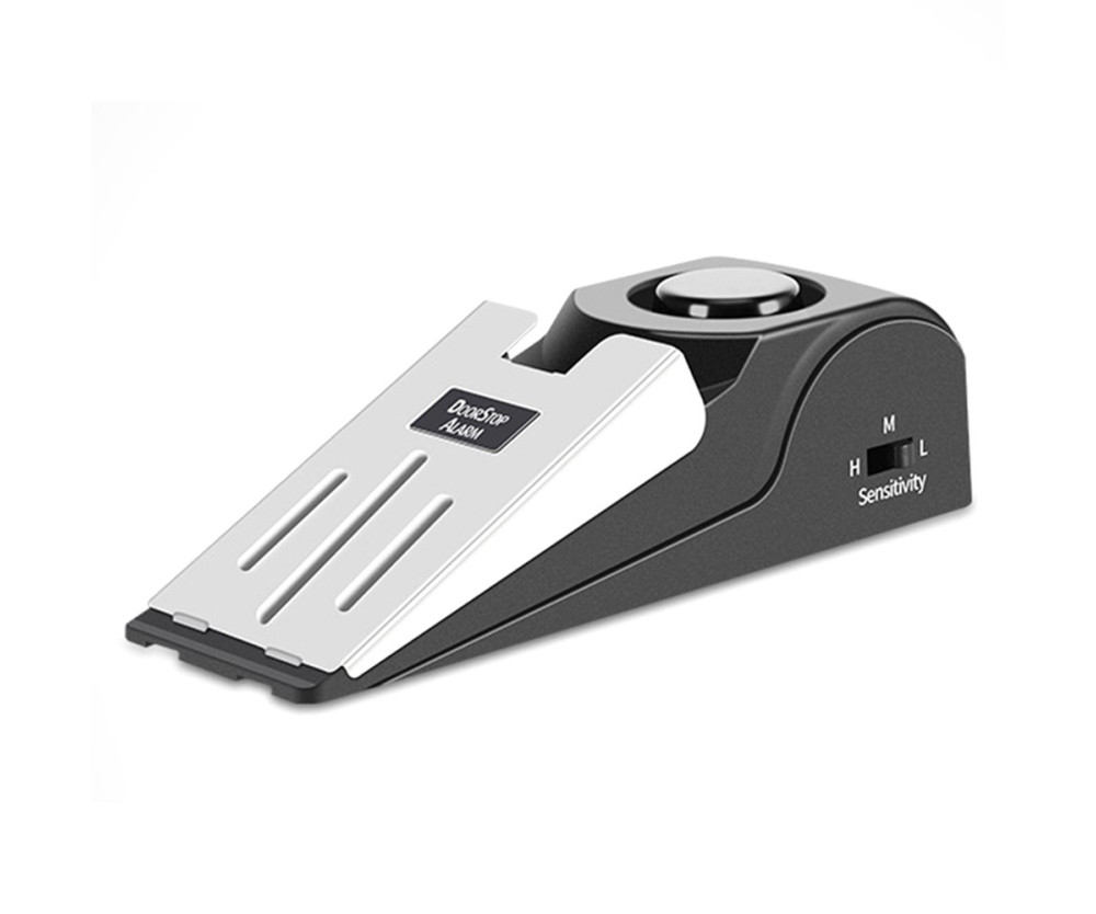 Smart Dörrstoppare 120dB Stöldskyddslarm för Hotell hemmakontor Skydd Trygghet