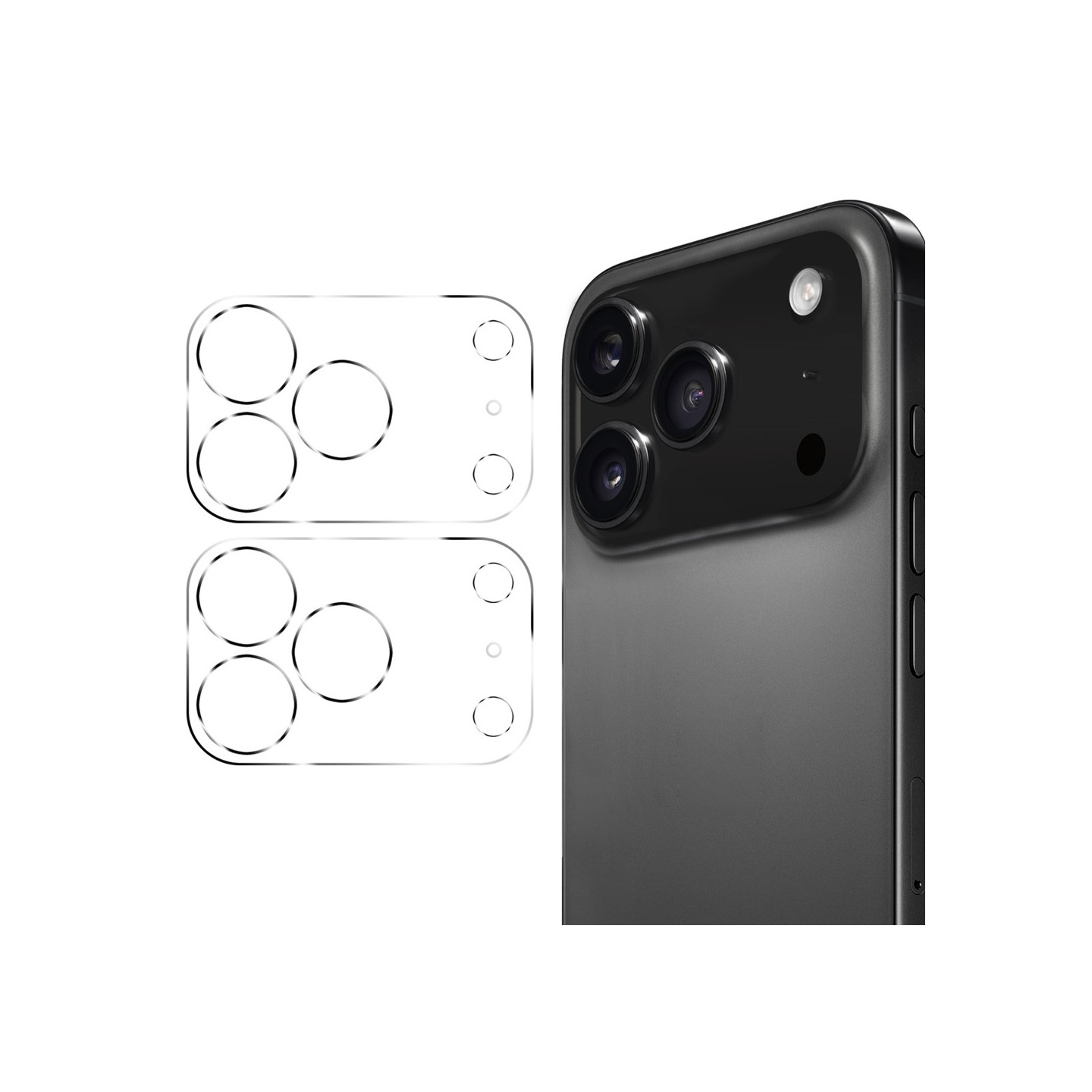 ENKAY HAT PRINCE Kameralinssin suojus iPhone 17 Pro Max - puhelimelle