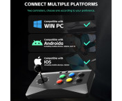 DATA FROG Retro Arcade Game Console Konsol med 2 Joystick Game Gamepad