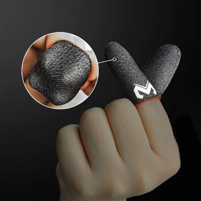 2 stk. fingergrep for PUBG mobiltelefon spillfingerbeskytter gamer spillfingerhansker