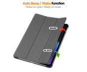 Slim Fit Cover Fodral För Xiaomi Pad 7 Auto Wake / Sleep - Grå