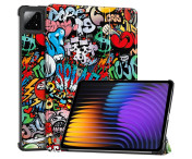 Slim Fit Cover Fodral För Xiaomi Pad 7 Auto Wake / Sleep - Graffiti