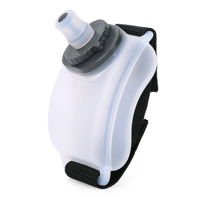 Outdoor Sports Water Bottle Foldable Hiking Running 200ml Wrist Cycling