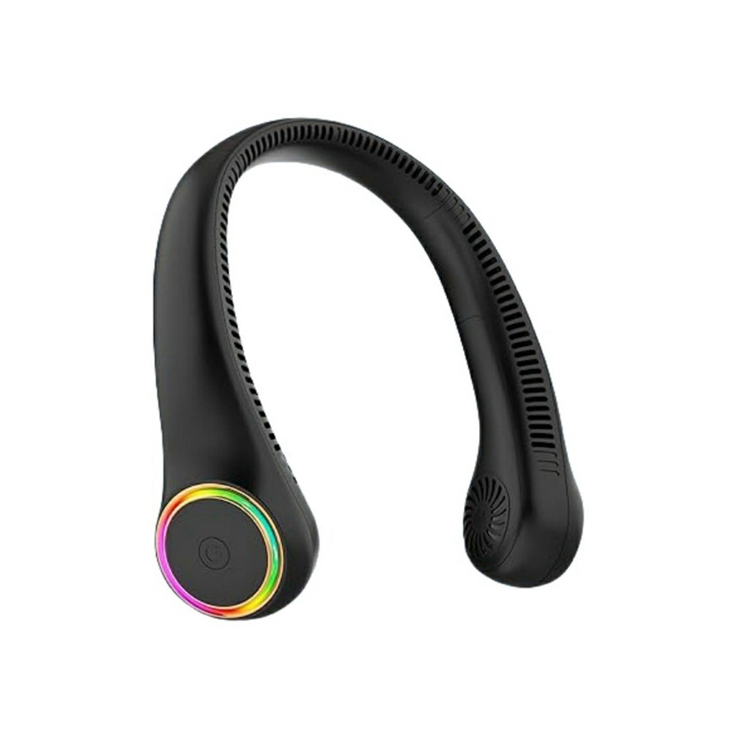 Kannettava kaulatuuletin, 3 nopeutta, terätön ladattava, handsfree-LED-valot