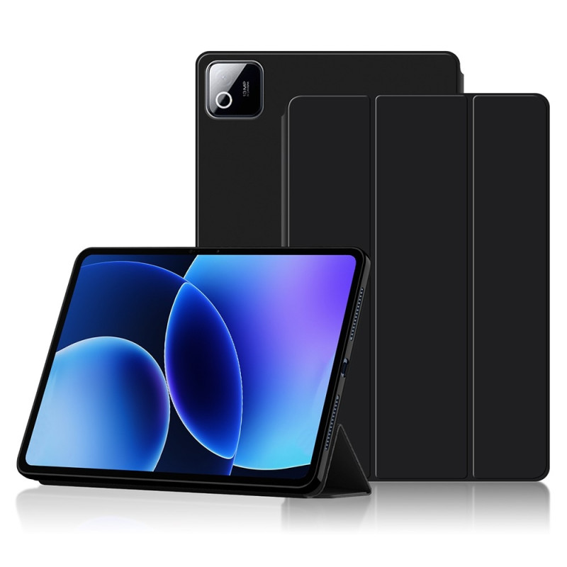Xiaomi Pad 8 / Pad 8 Pro Suojakotelo Pudotuksenkestävä Jalustalla - Musta