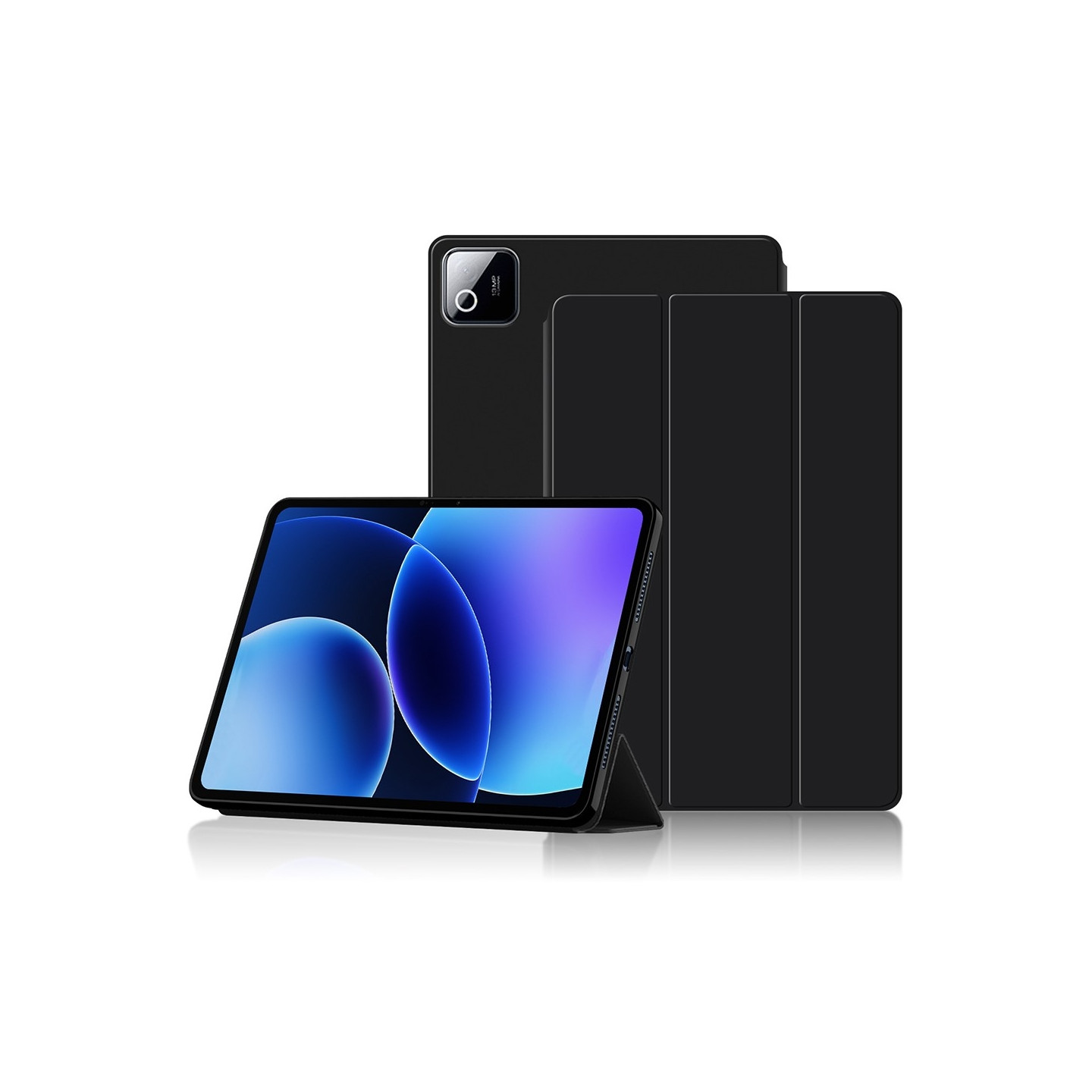 For Xiaomi Pad 8 / Pad 8 Pro Ultra Case Anti-Drop Stand Tablet Cover - Black