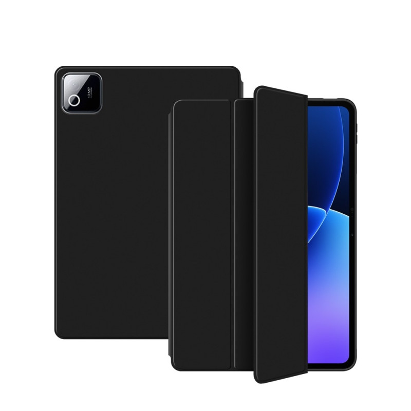 Xiaomi Pad 8 / Pad 8 Pro Suojakotelo Pudotuksenkestävä Jalustalla - Musta