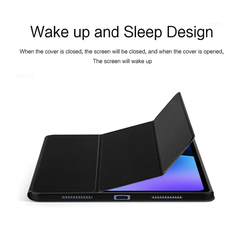Xiaomi Pad 8 / Pad 8 Pro Suojakotelo Pudotuksenkestävä Jalustalla - Musta