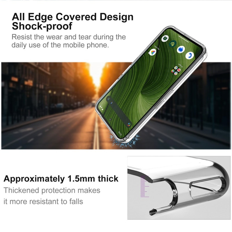 IMAK UX-10 Series Transparent Mobilcover til Fairphone 6