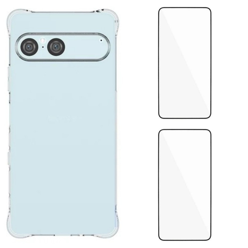 WANLONFENG Phone Case with Screen Protector For Sony Xperia 10 VII