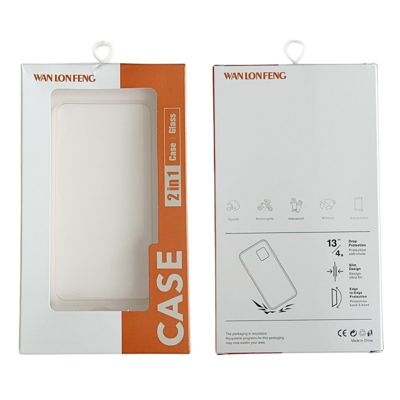 WANLONFENG Phone Case with Screen Protector For Sony Xperia 10 VII