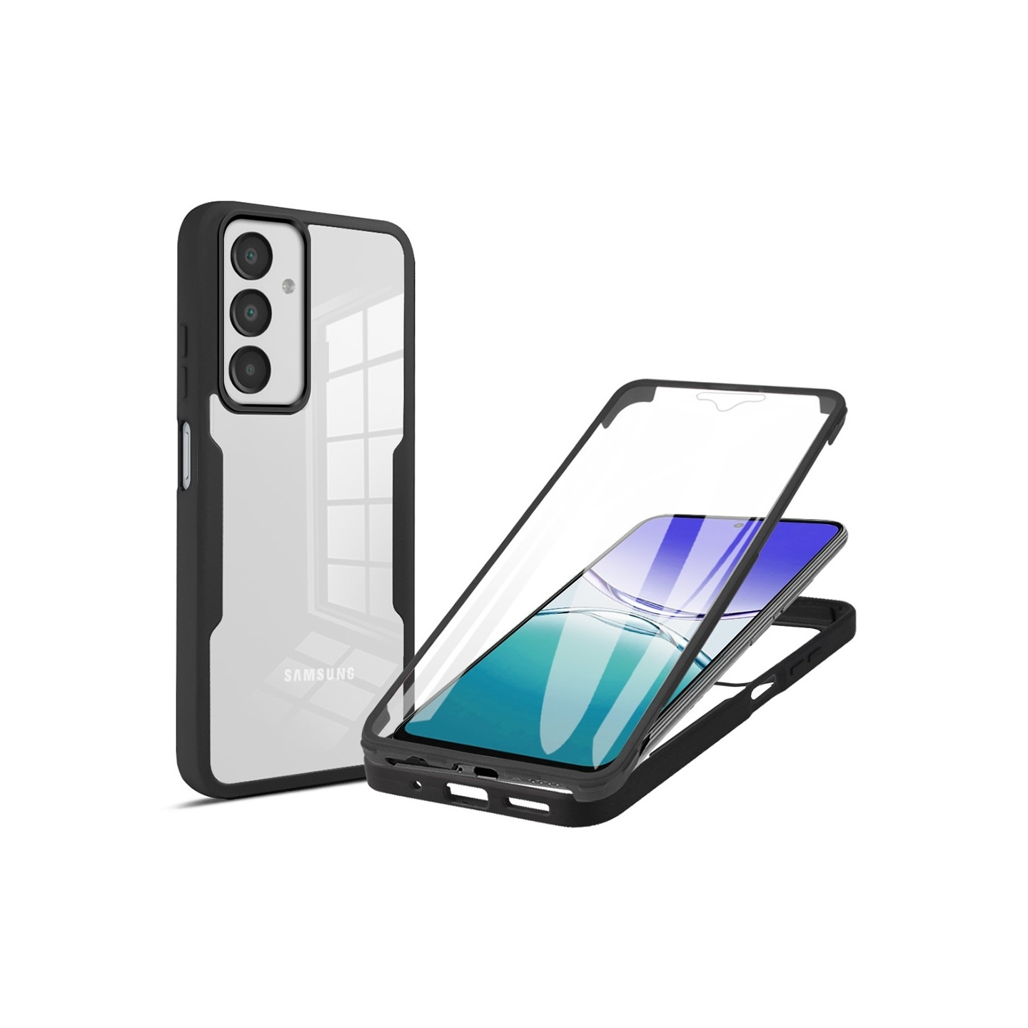 Phone Case with Screen Protector For Samsung Galaxy A17 5G / A17 4G / A16 5G / A16 4G