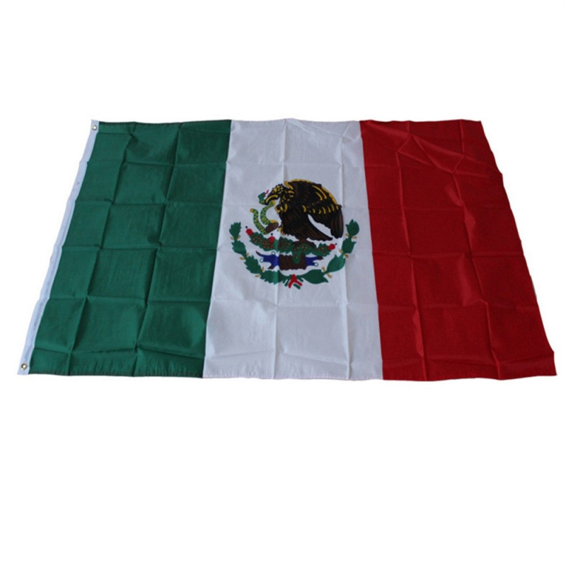 Mexico Flagg 90x150 cm banner utendørs innendørs festdekorasjon