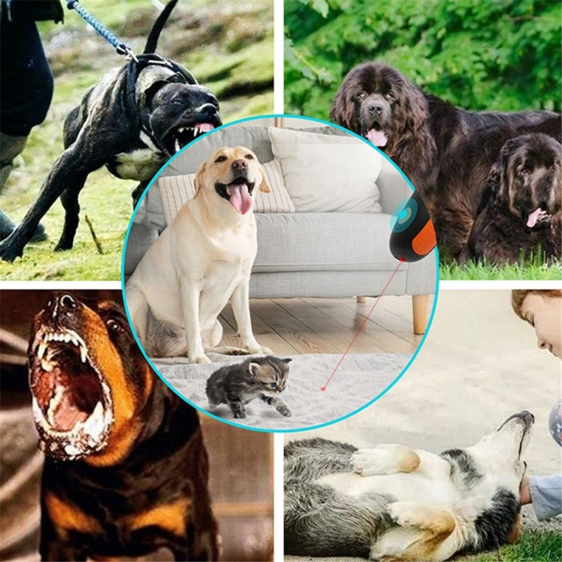 Anti-Bark Ultrasonic Dog Bark Device Stop Barking Rechargeable