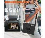 Till Samsung Galaxy Tab S10 Ultra / S9 Ultra / S8 Ultra Heavy Duty Armor skal med axelrem