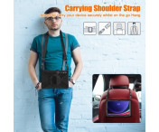 Til Samsung Galaxy Tab S10+ / S9 FE+ / S9+ / S8+ / S7+ Kraftigt skaletui med Skulderrem 