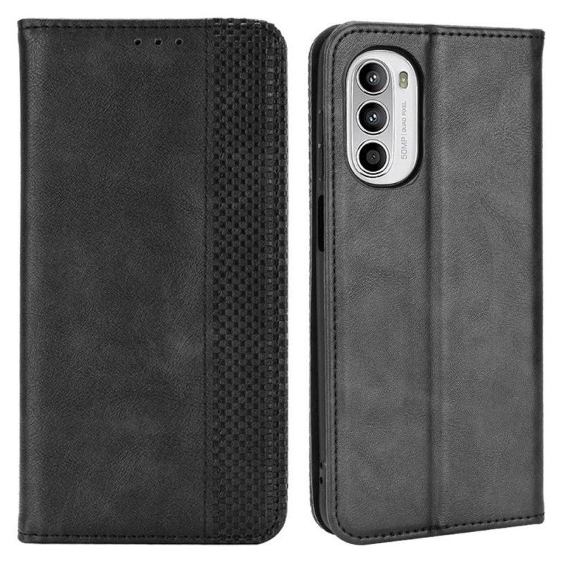 Wallet Stand Flip Phone Case for Motorola Moto G52 - Black