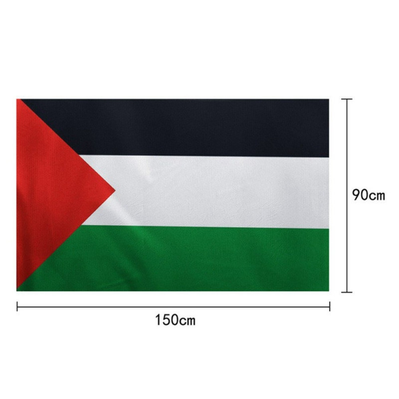 Palestina Flagg 90x150 cm banner utendørs innendørs festdekorasjon