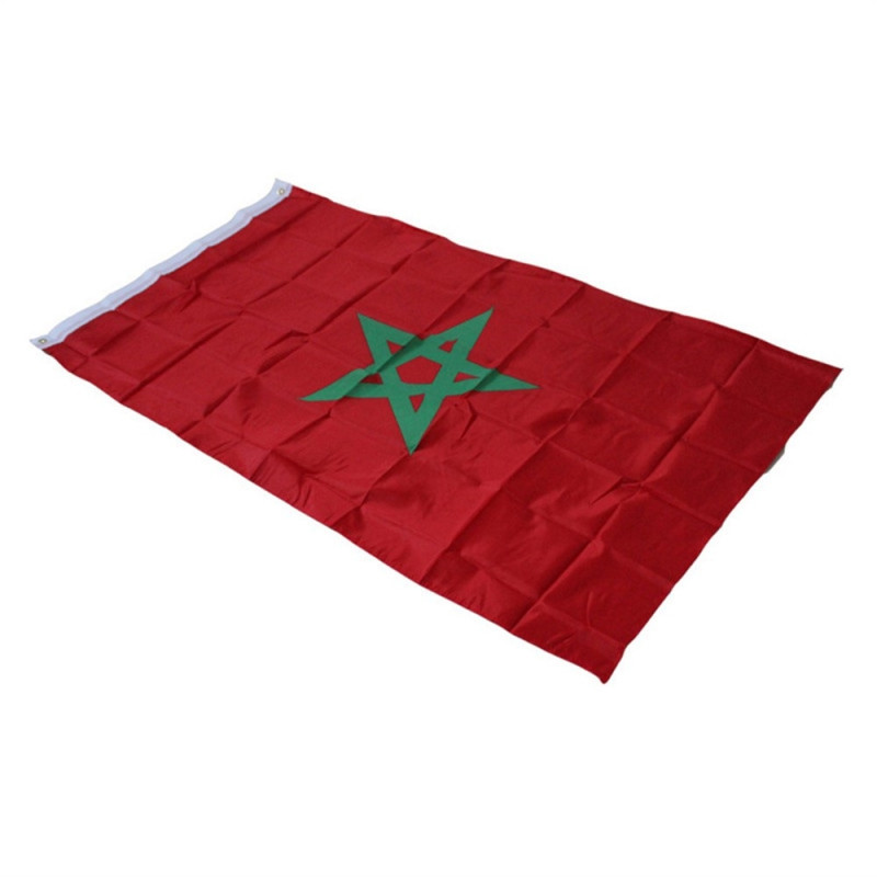 Marokko Flag 90x150cm Banner Udendørs Indendørs Festdekoration
