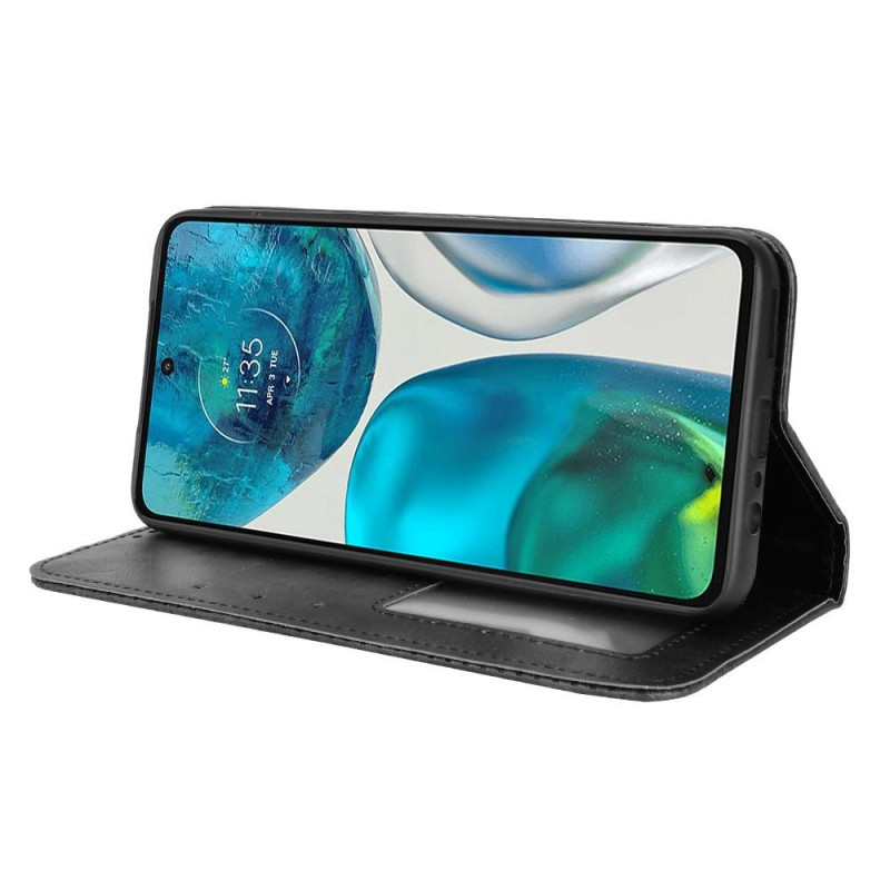 Wallet Stand Flip - puhelinkotelo Motorola Moto G52: lle - musta